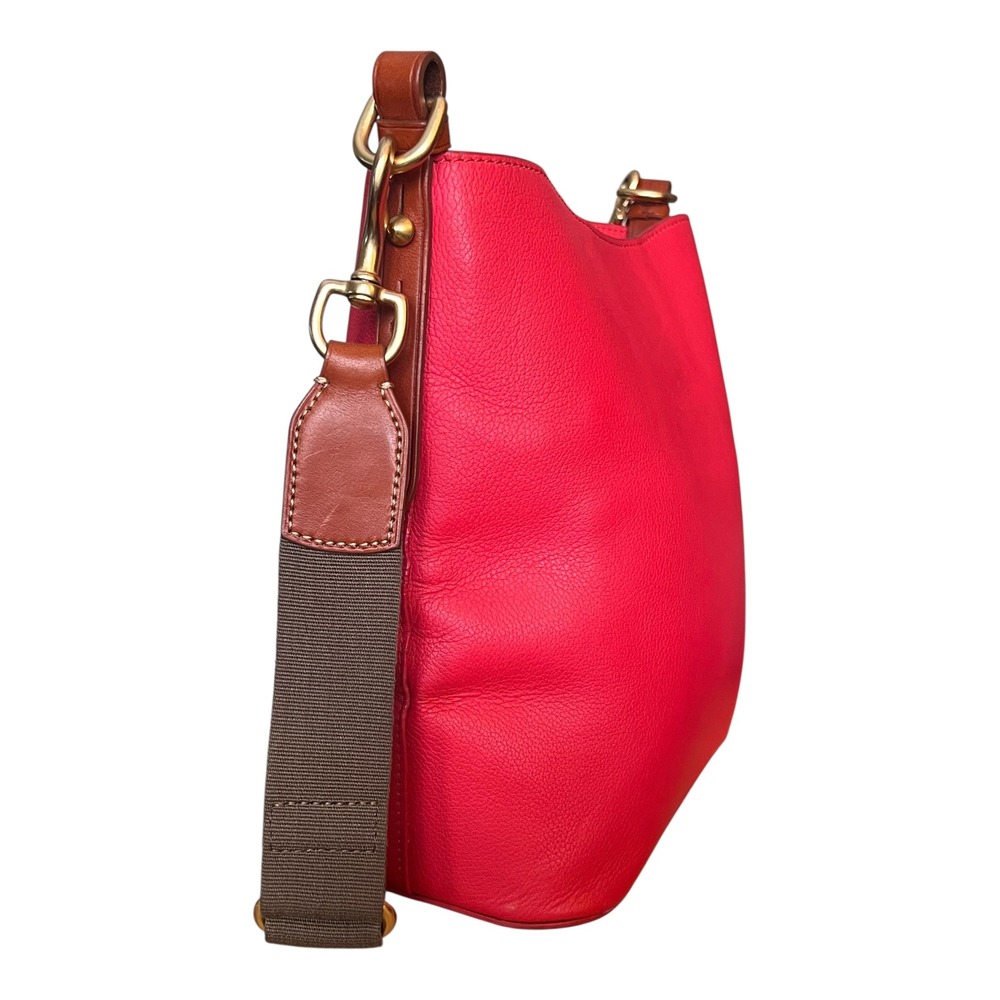 Dooney & Bourke Pebble Grain Small Kiley Crossbody Red Leather Bag‎ - Picture 6 of 16